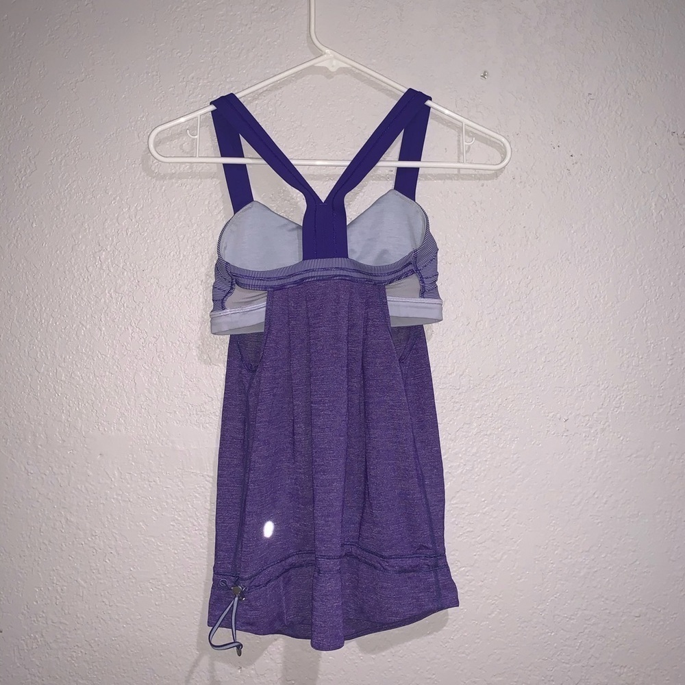 Lululemon Purple Rest Less Tank - Picture 5 of 7